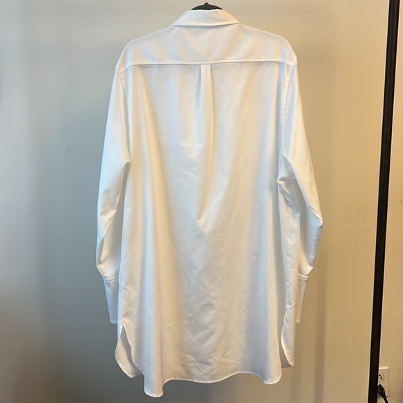 Leze the Label perfectly fitted white long sleeve dress shirt sz 3XL - Picture 6 of 8